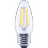 FLAIR LED Lamp E27/5,5W C35 Warmwit Helder