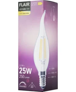 FLAIR LED Lamp E14/2W CL35 Warmwit Helder -Binnenverlichting Verkoopwinkel DV 8 10437377 05 4c DE 20220401111759