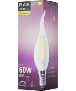 FLAIR LED Lamp E14/5,5W CL35 Warmwit Helder -Binnenverlichting Verkoopwinkel DV 8 10437380 05 4c DE 20220401121758