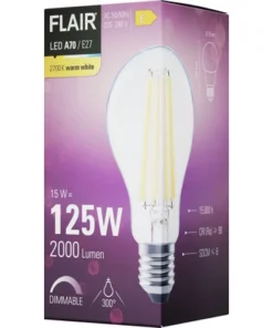 FLAIR LED Lamp E27/15W A70 Warmwit Helder -Binnenverlichting Verkoopwinkel DV 8 10437623 05 4c DE 20220401124650