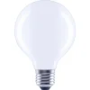 FLAIR LED Lamp E27/6,5W G80 Warmwit Mat