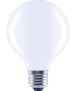 FLAIR LED Lamp E27/6,5W G80 Warmwit Mat