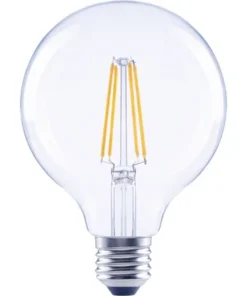 FLAIR LED Lamp E27/6,5W G95 Warmwit Helder