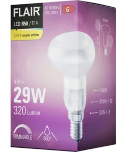 FLAIR LED Lamp E14/4W R50 Warmwit Mat -Binnenverlichting Verkoopwinkel DV 8 10437693 05 4c DE 20220401124750