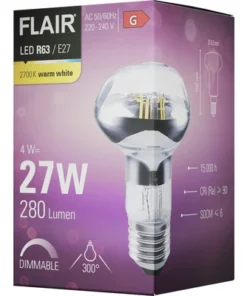 FLAIR LED Lamp E27/4W R63 Warmwit Helder -Binnenverlichting Verkoopwinkel DV 8 10437703 05 4c DE 20220401164658