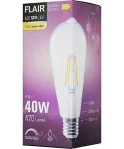 FLAIR LED Lamp E27/4W ST64 Warmwit Helder -Binnenverlichting Verkoopwinkel DV 8 10437706 05 4c DE 20220401165359
