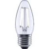 FLAIR LED Lamp E27/5,5W C35 Neutraalwit Helder