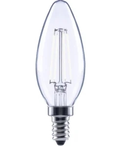 FLAIR LED Lamp E14/4W C35 Neutraalwit Helder