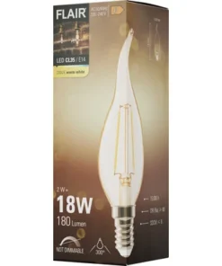 FLAIR LED Filament Lamp E14/2W CL35 Amber -Binnenverlichting Verkoopwinkel DV 8 10445491 05 4c DE 20220401164658