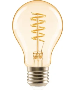 FLAIR LED Lamp E27/2W A60 Spiraal Warmwit Amber