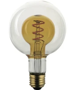 FLAIR LED Lamp E27/4W G95 Warmwit Helder/amber