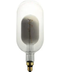 FLAIR LED Lamp E27/4W DG150 Warmwit Helder/rookglas