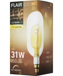 FLAIR LED Lamp E27/4W DG150 Warmwit Helder/amber -Binnenverlichting Verkoopwinkel DV 8 10445658 03 4c DE 20220329051654