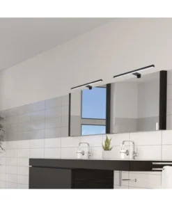 FLAIR LED Spiegellamp Rasalas Zwart -Binnenverlichting Verkoopwinkel DV 8 10445848 15 4c DE 20230320124753