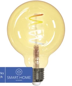 MÜLLER LICHT Smart LED-lamp Tint E27/5,5W G95 Instelbaar Wit Goud