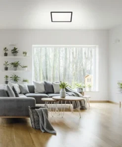 BRILONER LED-paneel 7081-015 Met Backlight 29x29 Cm CCT Zwart