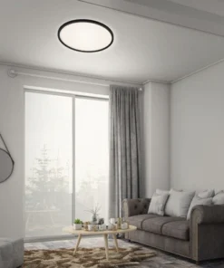 BRILONER LED-paneel 7080-015 Met Backlight Ø 42 Cm CCT Zwart