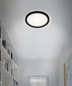 BRILONER LED-paneel 7150-415 Met Backlight Ø 19 Cm Neutraalwit Zwart