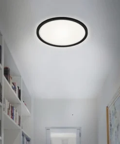 BRILONER LED-paneel 7155-415 Met Backlight Ø 29 Cm Neutraalwit Zwart