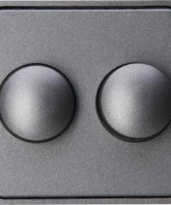 KOPP Athenis Centraalplaat Met Knop Duodimmer Antraciet