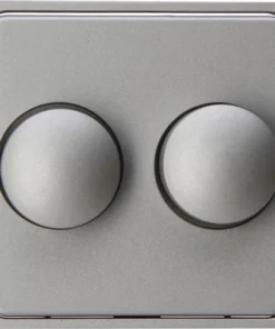 KOPP Athenis Centraalplaat Met Knop Duodimmer Staal