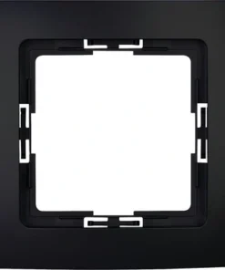 KOPP Paris Afdekraam 1-voudig Mat Zwart