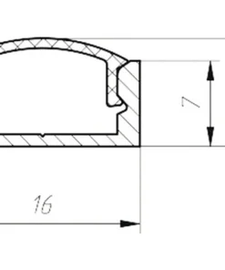 LED-strip Profiel LP7 Zwart 200 Cm -Binnenverlichting Verkoopwinkel DV 8 10457687 01 4c CH 20210519171659