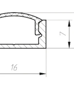 LED-strip Profiel LP7 Zwart 100 Cm -Binnenverlichting Verkoopwinkel DV 8 10457688 01 4c CH 20210519171659