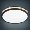 EGLO LED Plafonniere Pescaito Ø 38 Cm Warmwit Zwart-goud