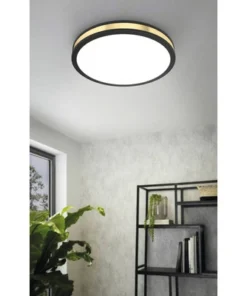 EGLO LED Plafonniere Pescaito Ø 38 Cm Warmwit Zwart-goud -Binnenverlichting Verkoopwinkel DV 8 10459136 03 4c NL 20221103014622