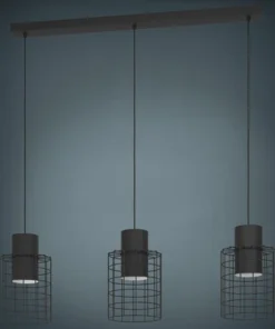 EGLO Hanglamp Milligan Zwart