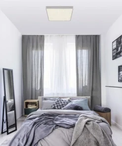 BRILONER LED Plafonniere 7078-414 Randloos Met Sterreneffect 29x29 Cm Neutraalwit Zilver -Binnenverlichting Verkoopwinkel DV 8 10459447 03 4c DE 20210630121755