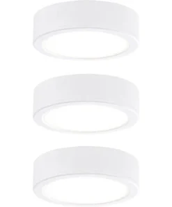 PAULMANN LED Onderbouwverlichting Pukk Ø 65 Mm Wit, 3 Stuks