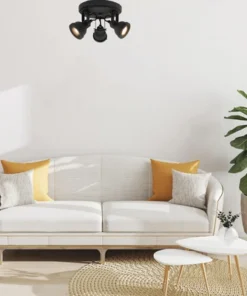 CHERICONI Opbouwspot Nero Maze 3-lichts Zwart