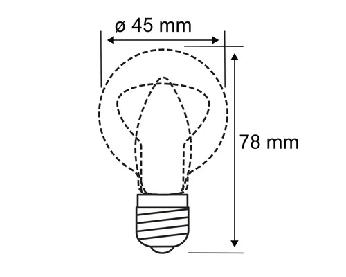 PAULMANN LED Filament Lamp E14/4,7W Goud 3 PAULMANN LED Filament Lamp E14/4,7W Goud - Afbeelding 3