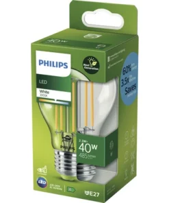 PHILIPS LED-lamp E27/2,3W A60 Warmwit Helder