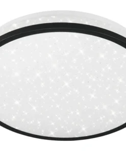 TELEFUNKEN LED Plafonniere Tepi Met Sensor En Sterreneffect Ø 28 Cm Neutraalwit Zwart