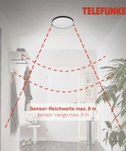 TELEFUNKEN LED Plafonniere Newa Met Sensor Ø 29 Cm Neutraalwit Zwart -Binnenverlichting Verkoopwinkel DV 8 10469409 02 4c DE 20210702121656