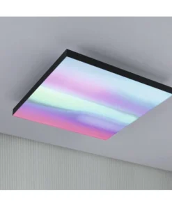 PAULMANN LED-paneel Loria Rainbow 45x45 Cm CCT+RGB Zwart -Binnenverlichting Verkoopwinkel DV 8 10469967 06 4c DE 20210706144756