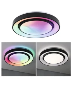 PAULMANN LED Plafonniere Spacycolor Ø 45 Cm RGBW Zwart -Binnenverlichting Verkoopwinkel DV 8 10469968 11 4c DE 20211117101651