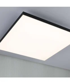 PAULMANN LED-paneel Loria Rainbow 59,5x59,5 Cm CCT+RGB Zwart