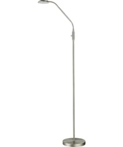 FLAIR LED Vloerlamp Orionis Nikkel