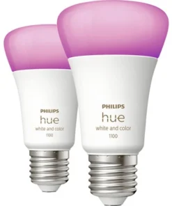PHILIPS Hue White And Color Ambiance LED-lamp E27/9W A60 RGBW, 2 Stuks 10 PHILIPS Hue White And Color Ambiance LED-lamp E27/9W A60 RGBW, 2 Stuks -Binnenverlichting Verkoopwinkel DV 8 10476574 05 4c DE 20230118174657