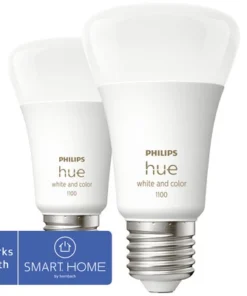 PHILIPS Hue White And Color Ambiance LED-lamp E27/9W A60 RGBW, 2 Stuks 11 PHILIPS Hue White And Color Ambiance LED-lamp E27/9W A60 RGBW, 2 Stuks -Binnenverlichting Verkoopwinkel DV 8 10476574 07 4c DE 20230123074654