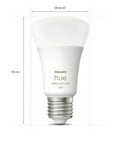 PHILIPS Hue White And Color Ambiance LED-lamp E27/9W A60 RGBW, 2 Stuks 13 PHILIPS Hue White And Color Ambiance LED-lamp E27/9W A60 RGBW, 2 Stuks -Binnenverlichting Verkoopwinkel DV 8 10476574 08 4c DE 20220513134657