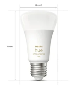 PHILIPS Hue White Ambiance LED-lamp E27/8W A60 Instelbaar Wit 13 PHILIPS Hue White Ambiance LED-lamp E27/8W A60 Instelbaar Wit -Binnenverlichting Verkoopwinkel DV 8 10476582 08 4c DE 20220513144700