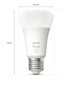 PHILIPS Hue White LED-lamp E27/9,5W A60 Warmwit, 2 Stuks 13 PHILIPS Hue White LED-lamp E27/9,5W A60 Warmwit, 2 Stuks -Binnenverlichting Verkoopwinkel DV 8 10476586 08 4c DE 20220513091654