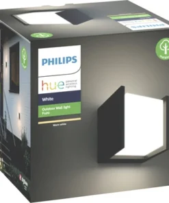 PHILIPS Hue White LED Buitenlamp Fuzo Vierkant Zwart -Binnenverlichting Verkoopwinkel DV 8 10476601 08 4c DE 20210810151800