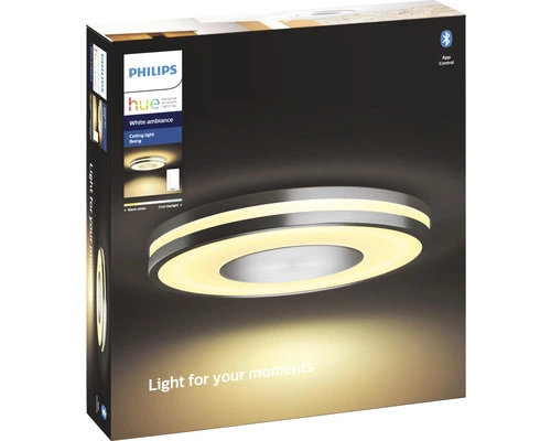 PHILIPS Hue White Ambiance LED Plafondlamp Being Aluminium 5 PHILIPS Hue White Ambiance LED Plafondlamp Being Aluminium - Afbeelding 5