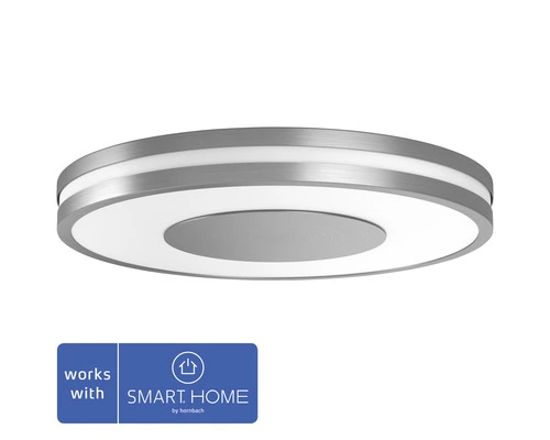 PHILIPS Hue White Ambiance LED Plafondlamp Being Aluminium 1 PHILIPS Hue White Ambiance LED Plafondlamp Being Aluminium